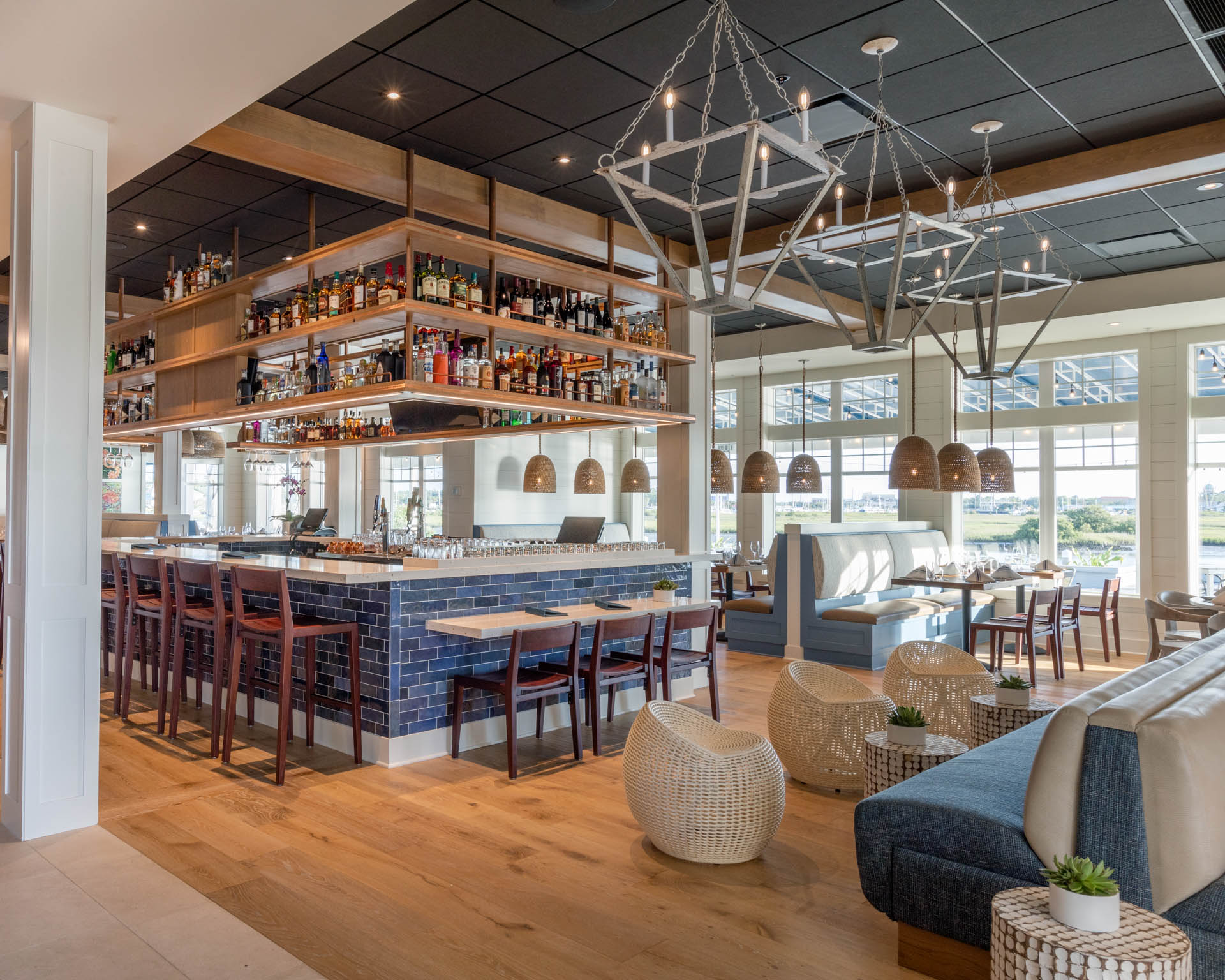 Discover the art of restaurant interior design in Jacksonville. We bring Chef Pritchard's vision to life with a blend of local cuisine and aesthetics.